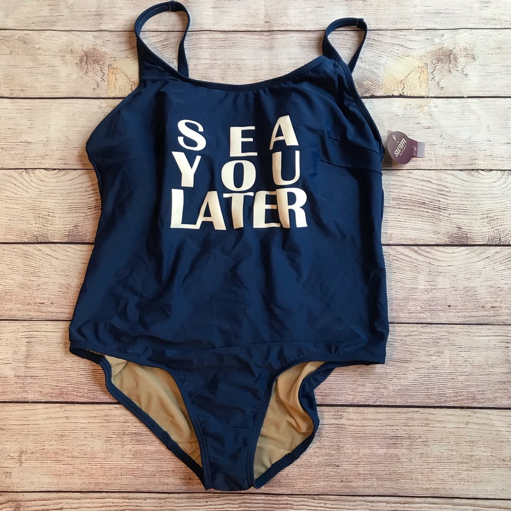 SOLD Cacique Lane Bryant  sea you later swimsu20 - Picture 4 of 11